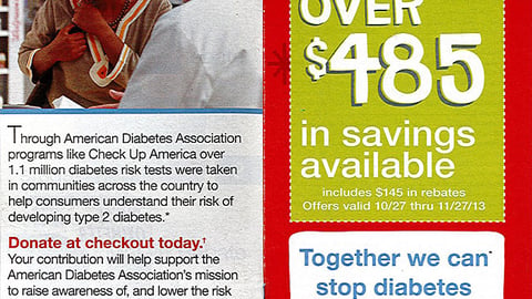 Walgreens November 2013 Coupon Book Cover